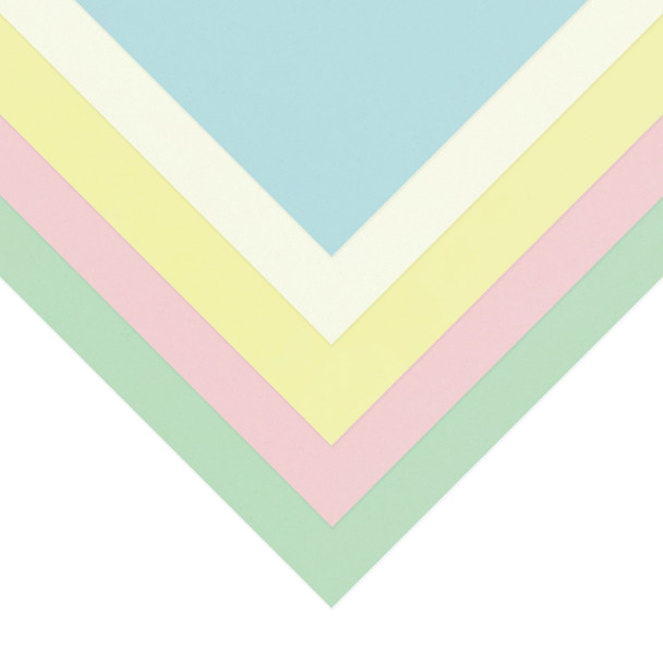 Quill Coloured Board Pastels Assorted 210gsm A4 Pack of 100