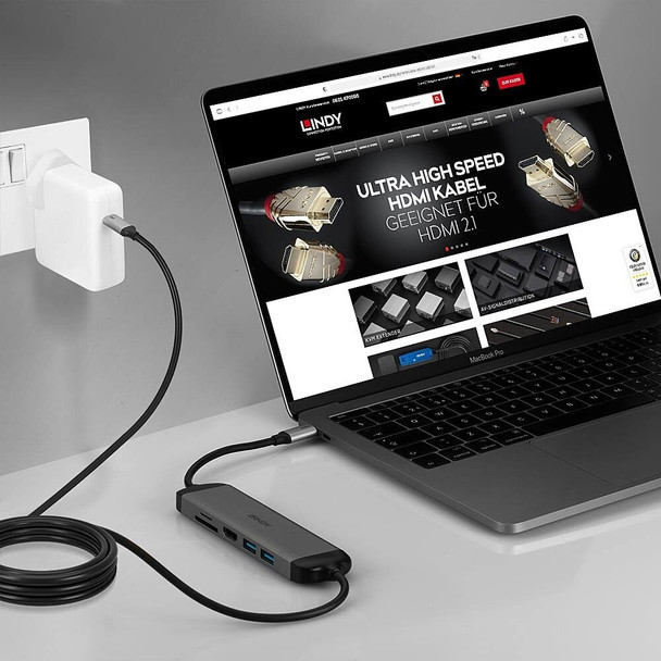 Lindy DST-Micro 140 USB-C Laptop Micro Docking Station