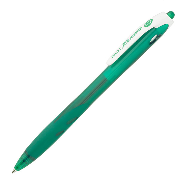Pilot BegreeN Rexgrip Retractable Ballpoint Pen Fine Green Box of 10