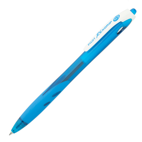Pilot BegreeN Rexgrip Retractable Ballpoint Pen Fine Soft Blue Box of 10