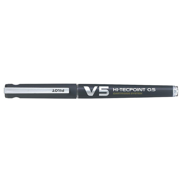 Pilot Begreen Hi-Tecpoint V5 Cartridge System Rollerball Pen 0.5mm Black Box of 12
