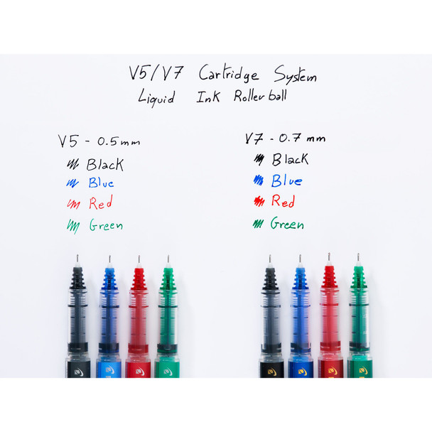 Pilot Begreen Hi-Tecpoint V7 Cartridge System Rollerball Pen 0.7mm Blue Box of 12