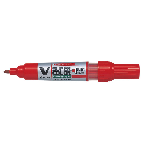 Pilot SCA-VSC-M-R BegreeN V Super Color Marker Bullet Tip Red - Box of 10 | It's A Mega Thing