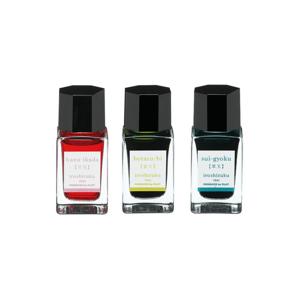Pilot Iroshizuku Ink 15ml Bottle Spring Colours Set of 3