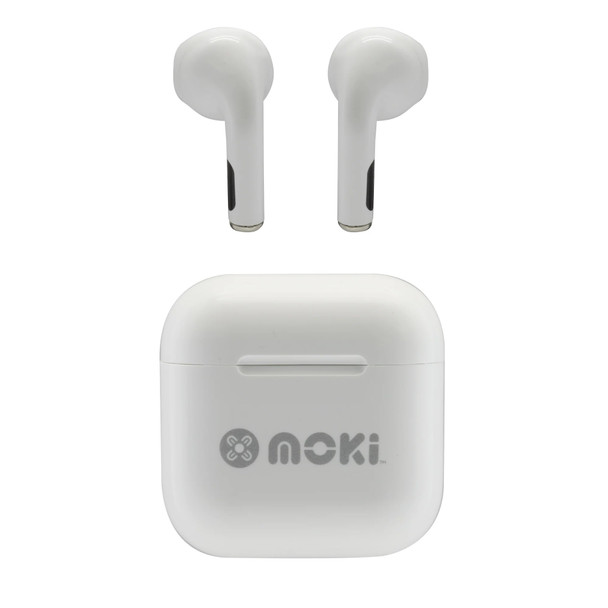 Moki MokiPods Mini True Wireless Stereo Earphones White