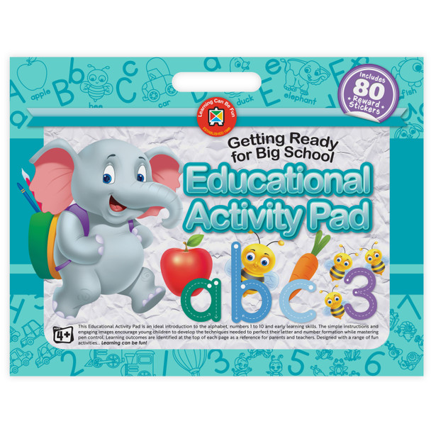 Learning Can Be Fun Educational Activity Pad Big School