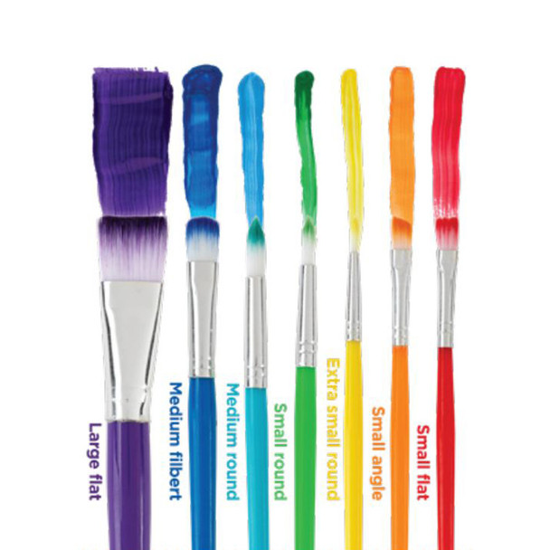 Educational Colours Rainbow Brush Set of 7