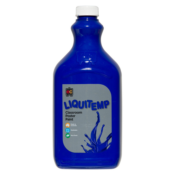 Educational Colours Liquitemp Classroom Poster Paint 2L Brilliant Blue | It's A Mega Thing