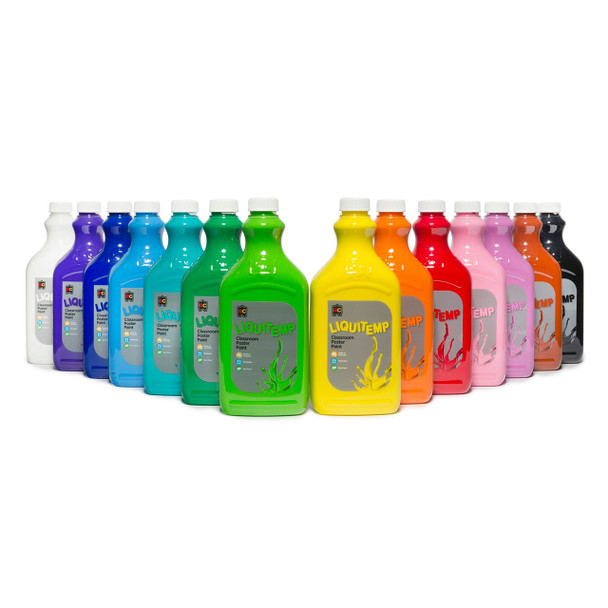Educational Colours Liquitemp Classroom Poster Paint 2L Pink