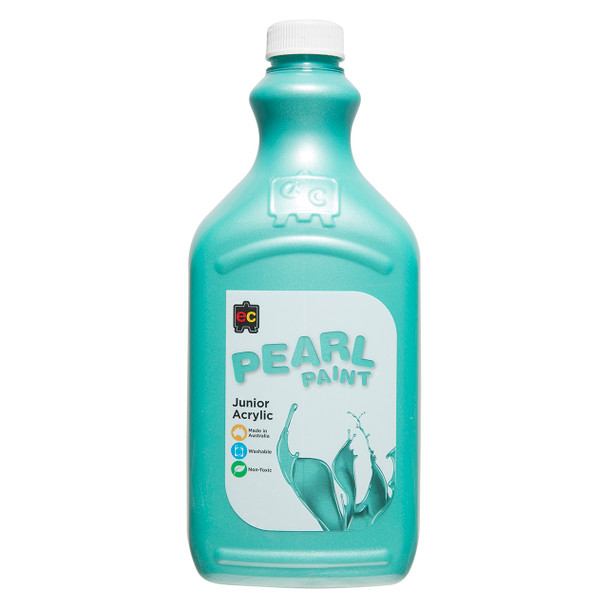 Educational Colours Pearl Paint Junior Acrylic 2L Green | It's A Mega Thing