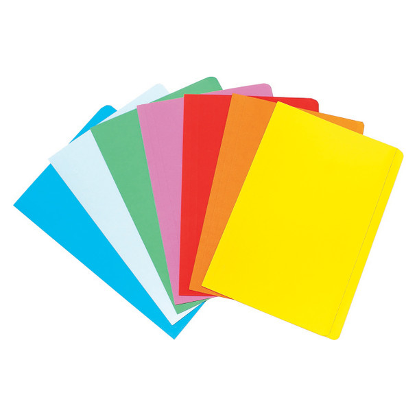 Marbig Manilla Folder Foolscap Assorted Pack of 20
