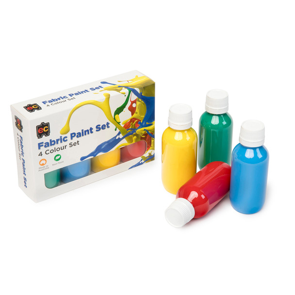 Educational Colours Fabric Paint 100ml Set of 4 | It's A Mega Thing