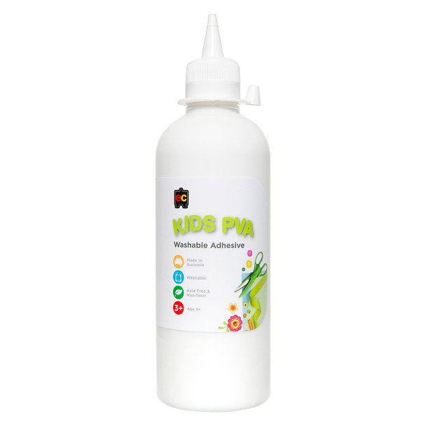 Educational Colours Kids PVA Washable Adhesive 500ml | It's A Mega Thing