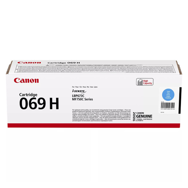 Canon 069H High Yield Toner Cartridge Cyan - 5500 Pages | It's A Mega Thing