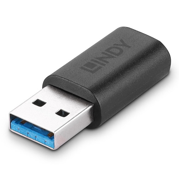 USB 3.2 Type A Male to C Female Adapter Lindy