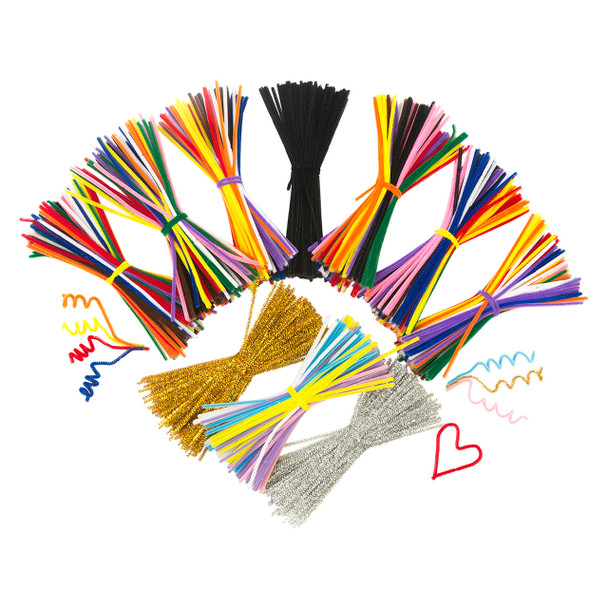 Educational Colours Chenille Stems Pack of 1000 | It's A Mega Thing