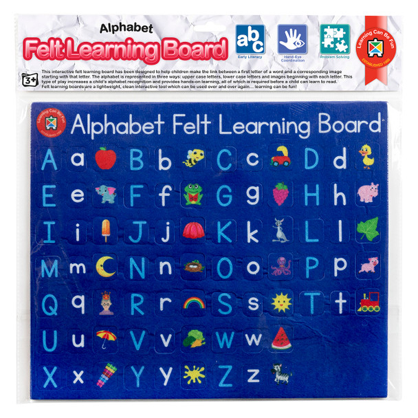 Learning Can Be Fun Felt Learning Board Alphabet | It's A Mega Thing