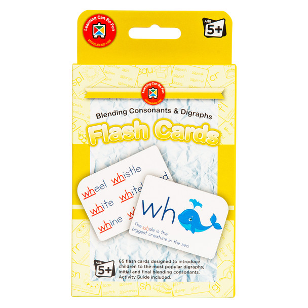 Learning Can Be Fun Flash Cards Blending Consonants and Digraphs