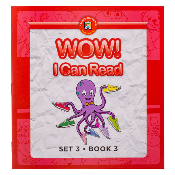Set 3 Red Learning Can Be Fun Wow I Can Read