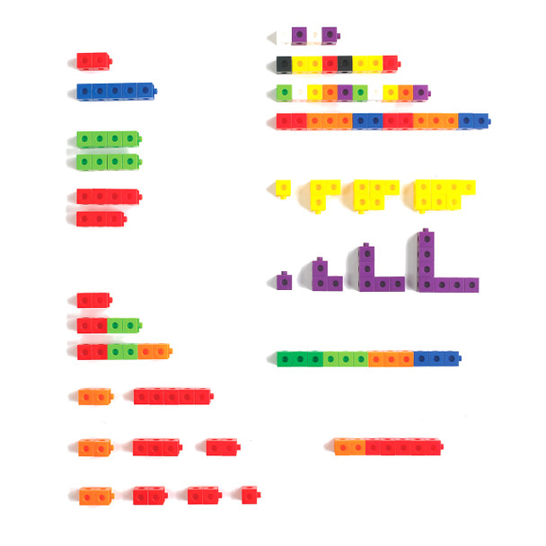 Linking Cubes Jar of 100 Learning Can Be Fun