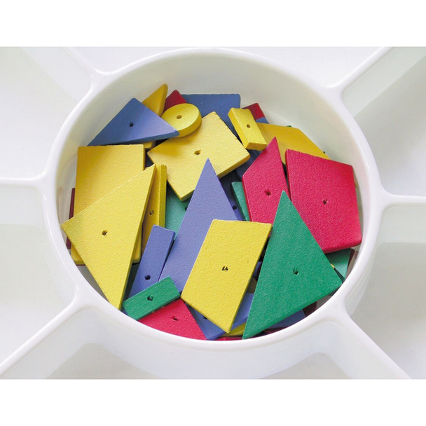 Learning Can Be Fun Hammer-It Geometric Wooden Shapes 150 Pieces