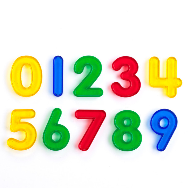 Learning Can Be Fun Transparent Numbers Set of 10