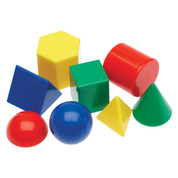 Learning Can Be Fun Mini Geometric Solids Set of 40