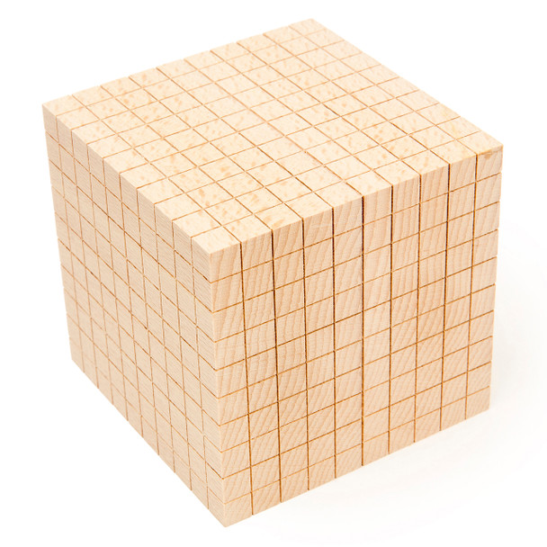 Wooden Base Ten Set of 121 Learning Can Be Fun