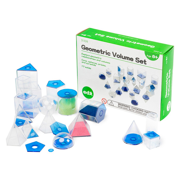 EDX Education 5cm Geometric Volume Set | It's A Mega Thing