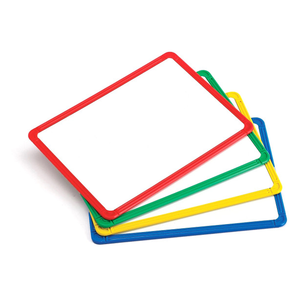 EDX Education Magnetic Plastic Framed Whiteboards Set of 4 | It's A Mega Thing