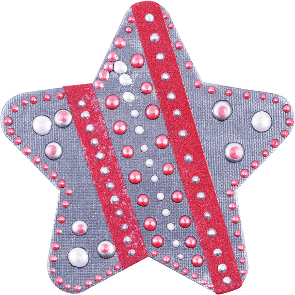 Creative School Supply Magnetic Canvas Board 15 x 15cm Star Set of 4