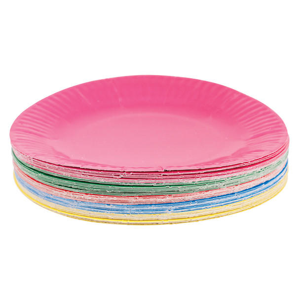 Creative School Supply Paper Plates 18cm Assorted Pack of 50 | Mega Office Supplies Creative School Supply Paper Plates 18cm Assorted Pack of 50 | Mega Office Supplies