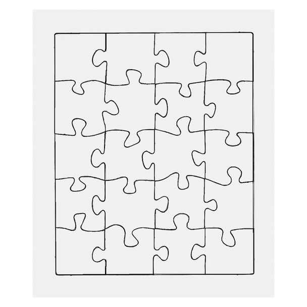 Creative School Supply Cardboard Jigsaws Pack of 20 | It's A Mega Thing
