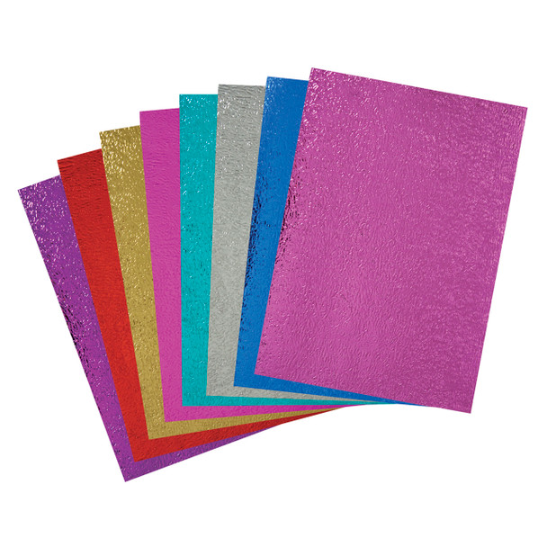 Creative School Supply Metallic Ripple Paper A4 Assorted Pack of 40 | It's A Mega Thing Creative School Supply Metallic Ripple Paper A4 Assorted Pack of 40 | It's A Mega Thing