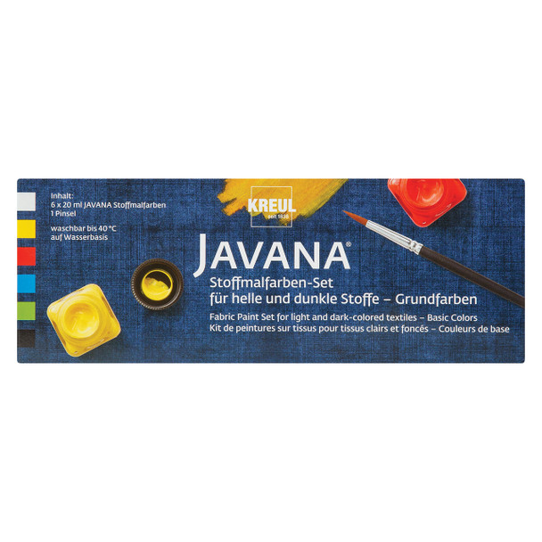 Creative School Supply Fabric Paints Basic Set of 6 | It's A Mega Thing
