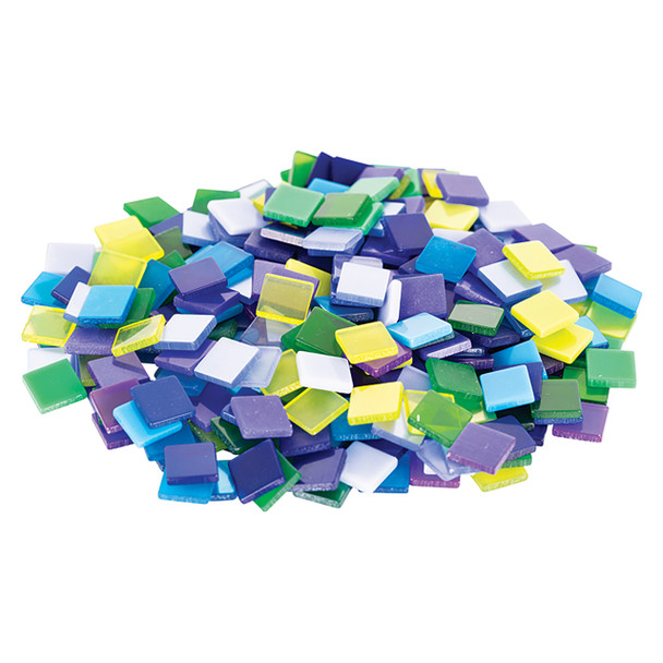 Creative School Supply Deco Mosaic Tiles Cool Colours 150g | Mega Office Supplies
