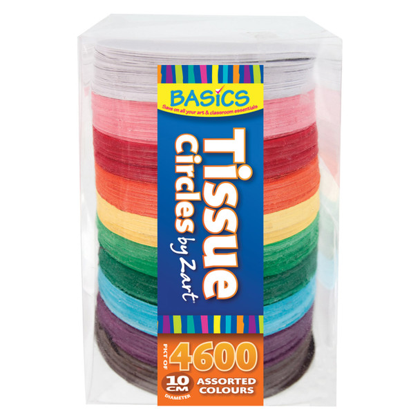 Creative School Supply Basics Tissue Circles Pack of 4600 | Mega Office Supplies