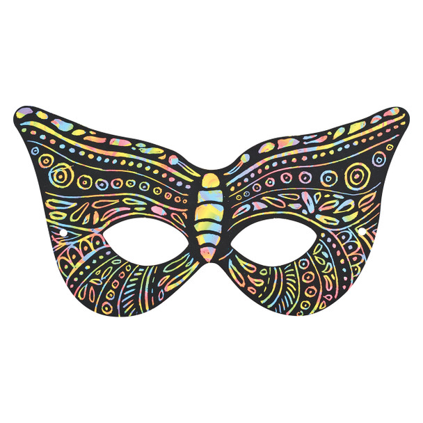 Creative School Supply Scratch Eye Masks Pack of 10