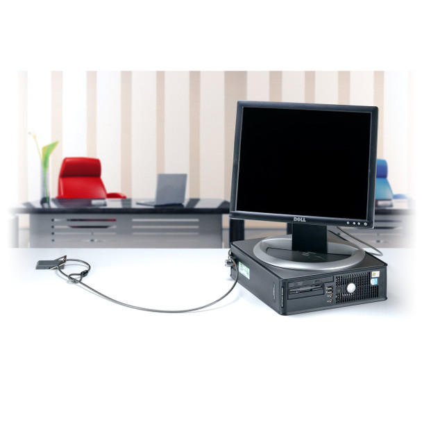 Anchor Grey Kensington Desk Mount Security Cable