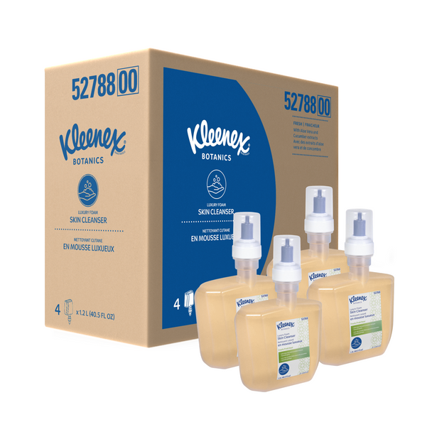 Luxury Foam Skin Cleanser 1200ml Cartridge Case of 4 Kleenex