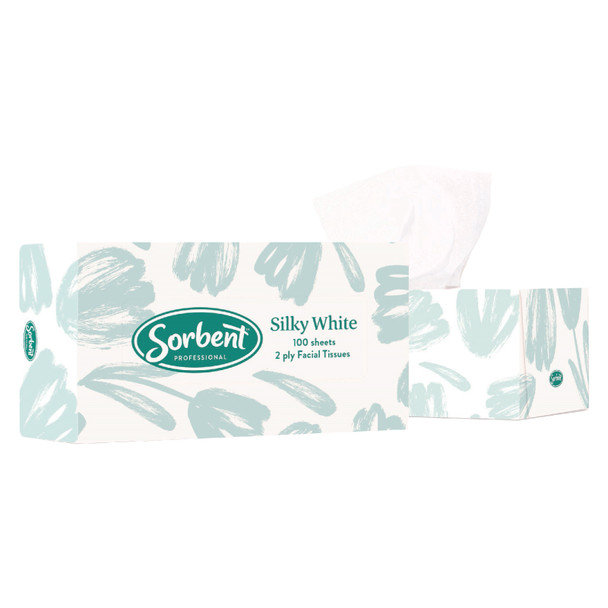 Sorbent Facial Tissue 25301 2 Ply 100 Sheets Carton of 48