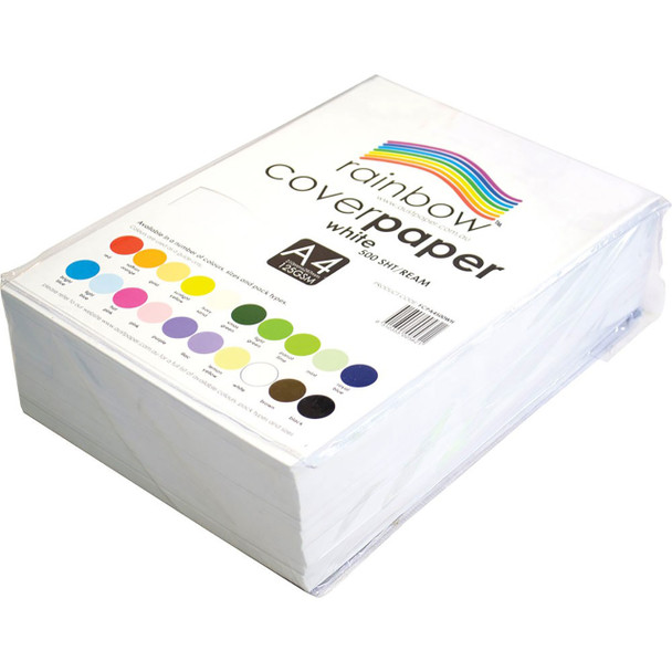 Rainbow Office Paper A4 125gsm White Pack of 500