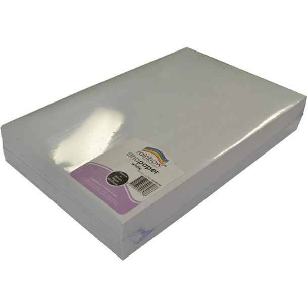 Rainbow Litho Paper 380 x 255mm 94gsm MG White Pack of 500