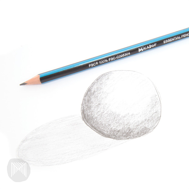 Micador Junior Triangular Pencils Graphite FSC 100% 2B Box of 20