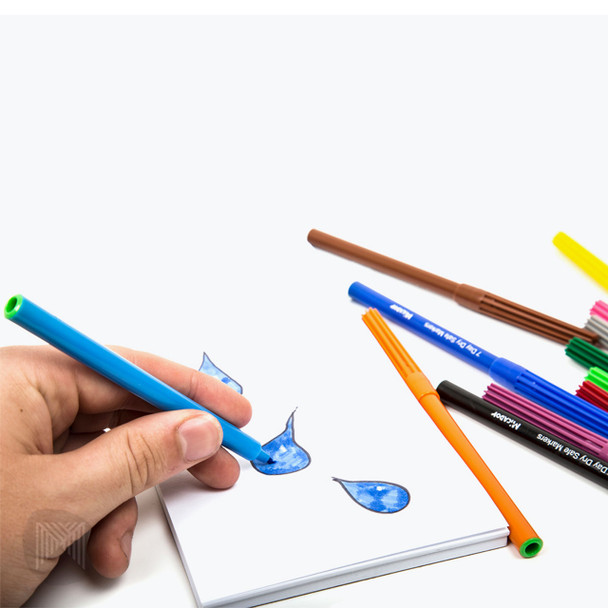 Micador Markers Dry Safe Assorted Wallet of 12