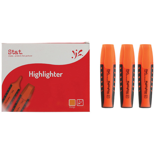 Highlighter Stat Orange Box of 10