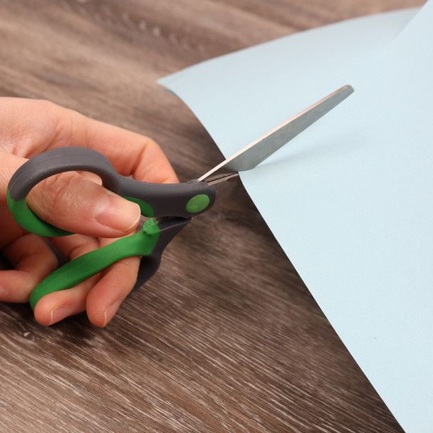 Micador MShield Junior Left Handed 130mm Green Safe Scissors