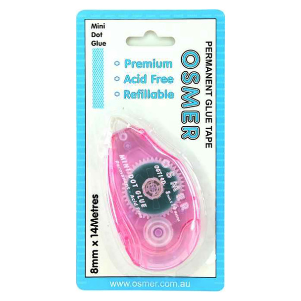 Osmer Mini Dot Glue Tape Roller 8mm x 14m