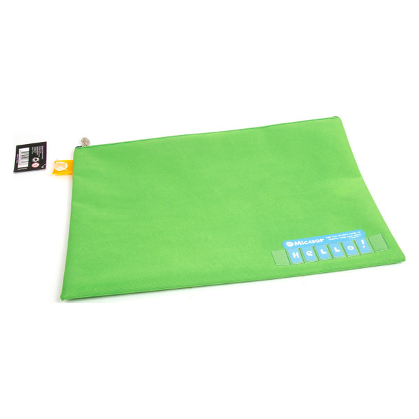 Pencil Case Micador 375x264mm Name Green