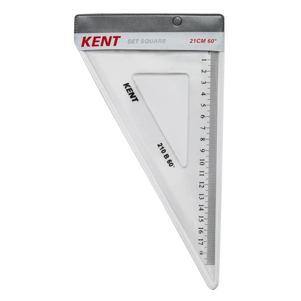 Kent Set Square 60/30 Degrees 210mm